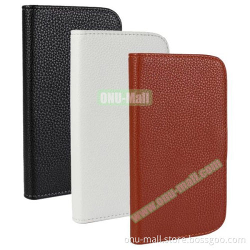 Litchi Texture Wallet Flip Leather Case Cover for Samsung Galaxy Grand Neo